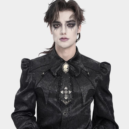 Midnight Reliquary Ruffled Collar front view