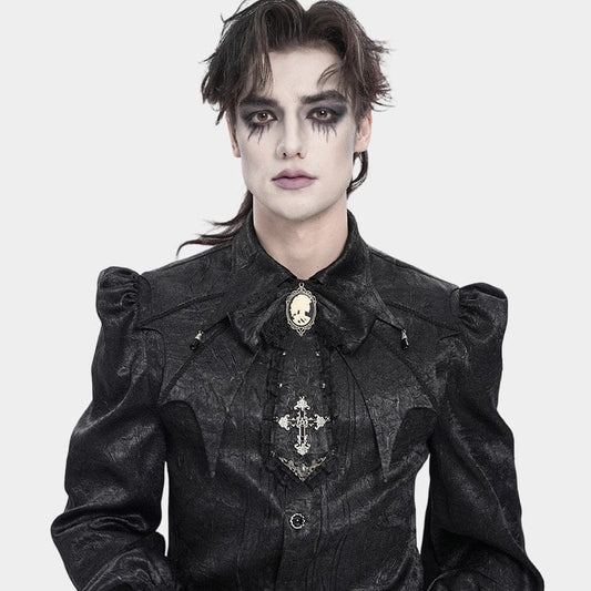 Midnight Reliquary Ruffled Collar front view