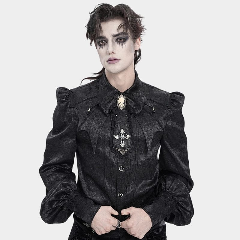 Midnight Reliquary Ruffled Collar detail view