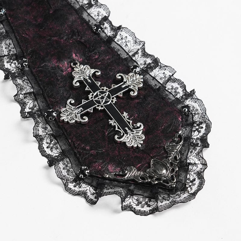 Blood Reliquary Ruffled Collar detail view