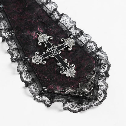 Blood Reliquary Ruffled Collar detail view