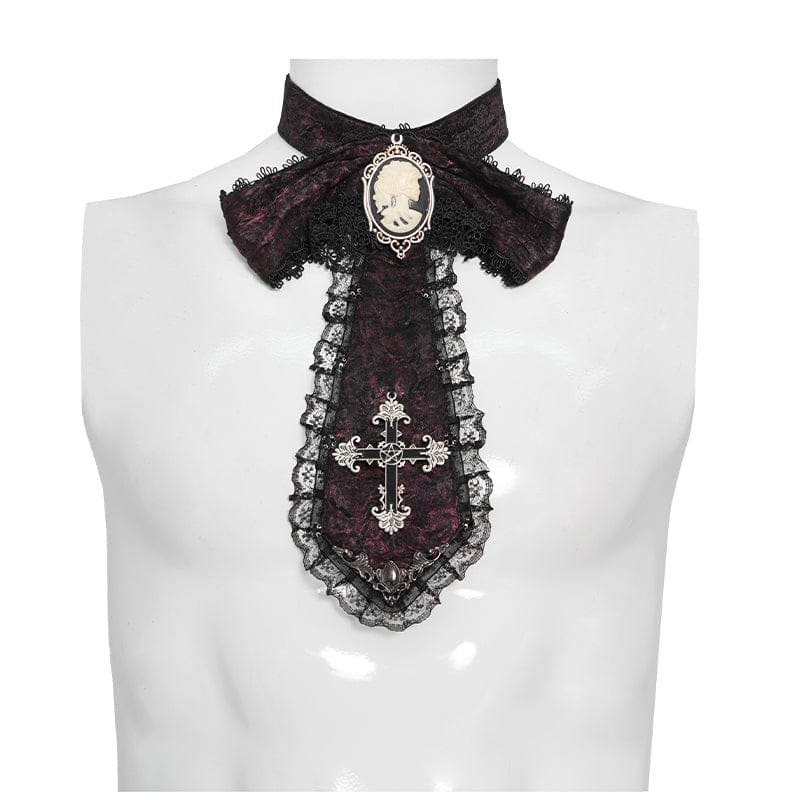 Blood Reliquary Ruffled Collar detail view