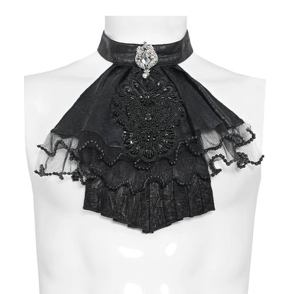 Cathedral Jewel Embroidered Collar detail view