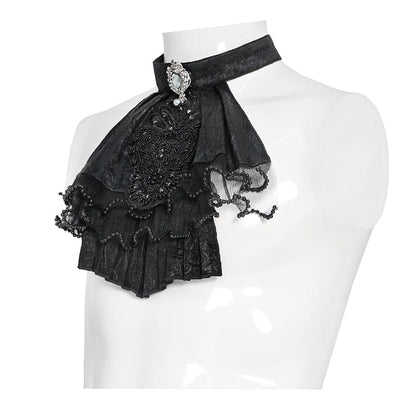Cathedral Jewel Embroidered Collar detail view