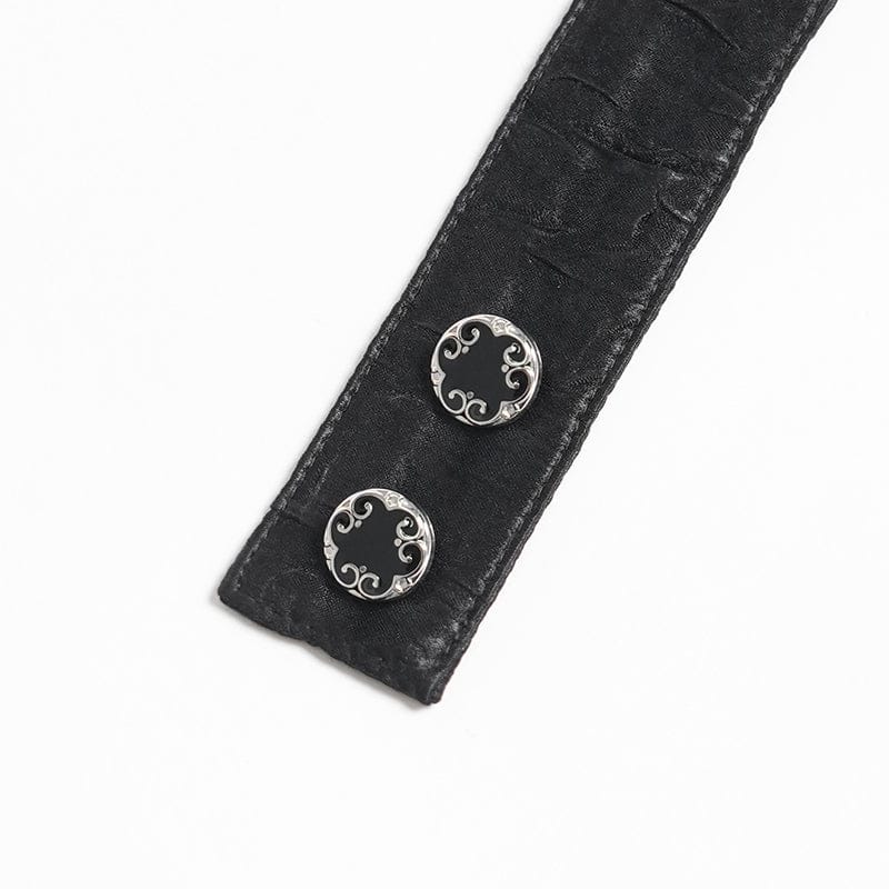 Cathedral Jewel Embroidered Collar detail view