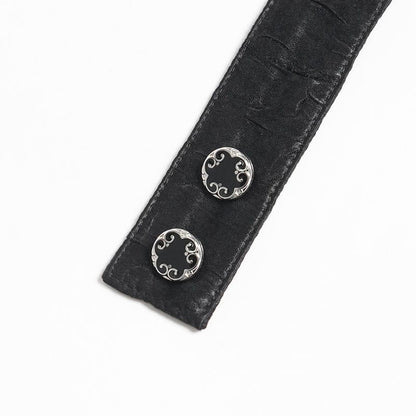 Cathedral Jewel Embroidered Collar detail view