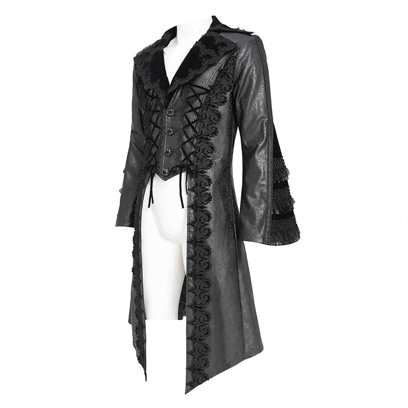 Blackthorn Bell-Sleeve Gothic Coat