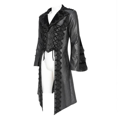 Blackthorn Bell-Sleeve Gothic Coat
