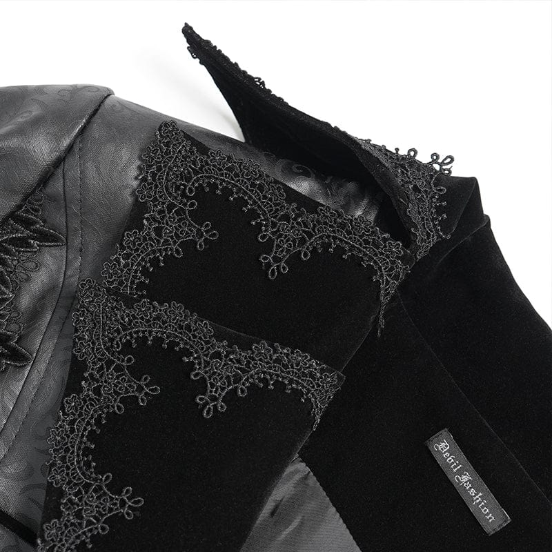 Blackthorn Bell-Sleeve Gothic Coat