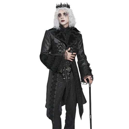 Blackthorn Bell-Sleeve Gothic Coat