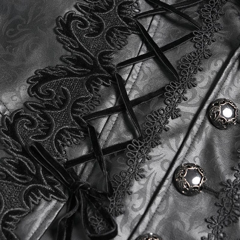 Blackthorn Bell-Sleeve Gothic Coat