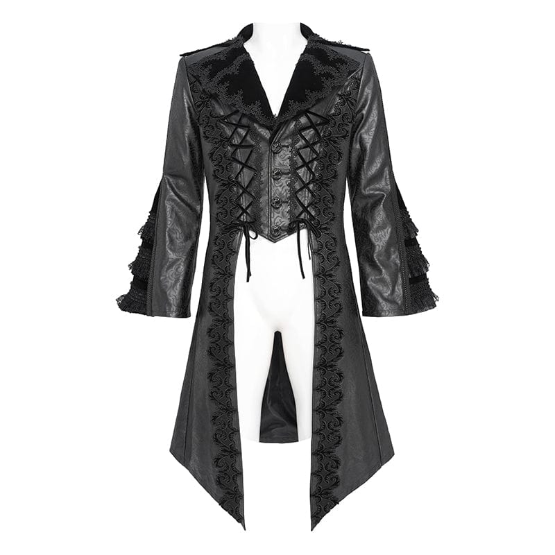 Blackthorn Bell-Sleeve Gothic Coat
