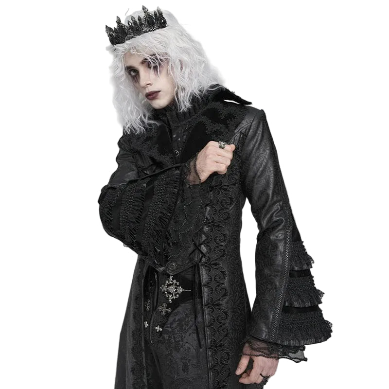 Blackthorn Bell-Sleeve Gothic Coat