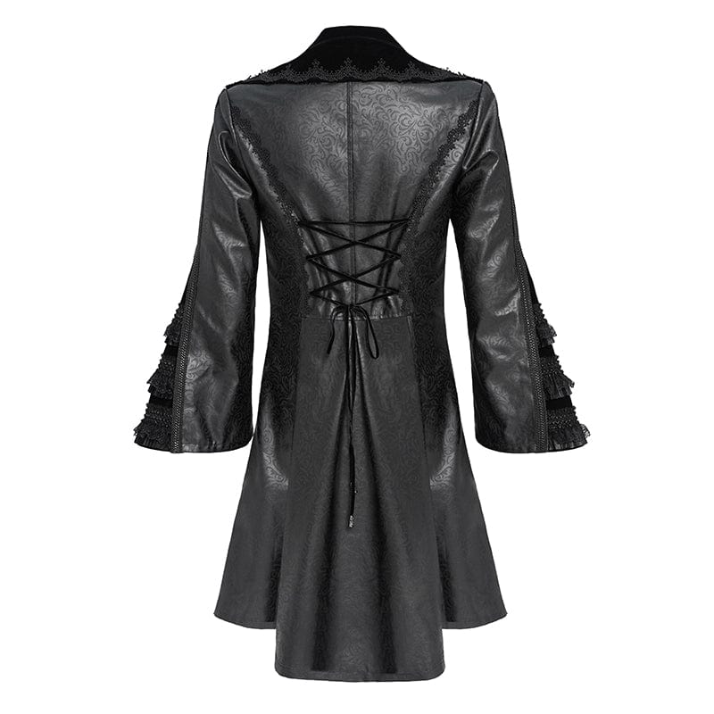 Blackthorn Bell-Sleeve Gothic Coat