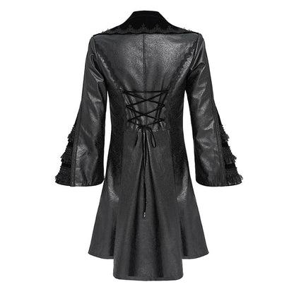 Blackthorn Bell-Sleeve Gothic Coat