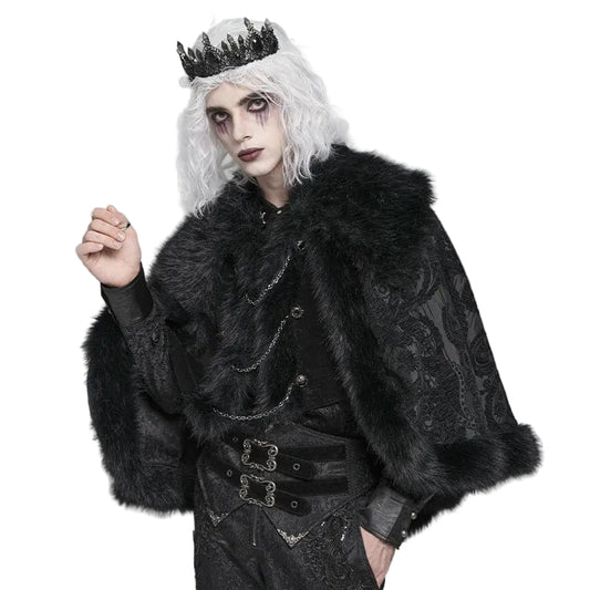 Blackthorn Court Faux Fur Cape