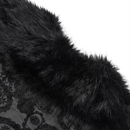 Blackthorn Court Faux Fur Cape