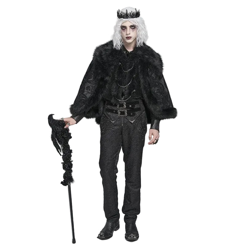 Blackthorn Court Faux Fur Cape