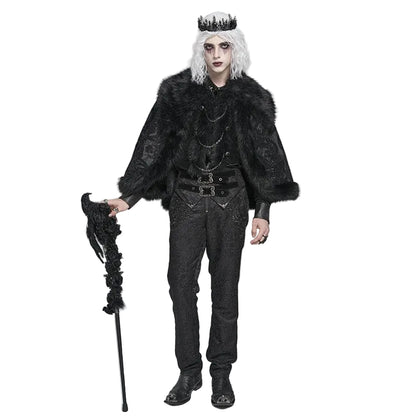 Blackthorn Court Faux Fur Cape