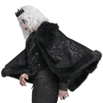 Blackthorn Court Faux Fur Cape