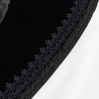 Midnight Versailles Floral Tailcoat detail view