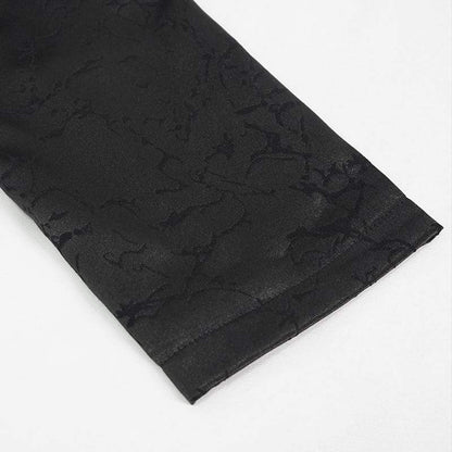 Midnight Versailles Floral Tailcoat detail view