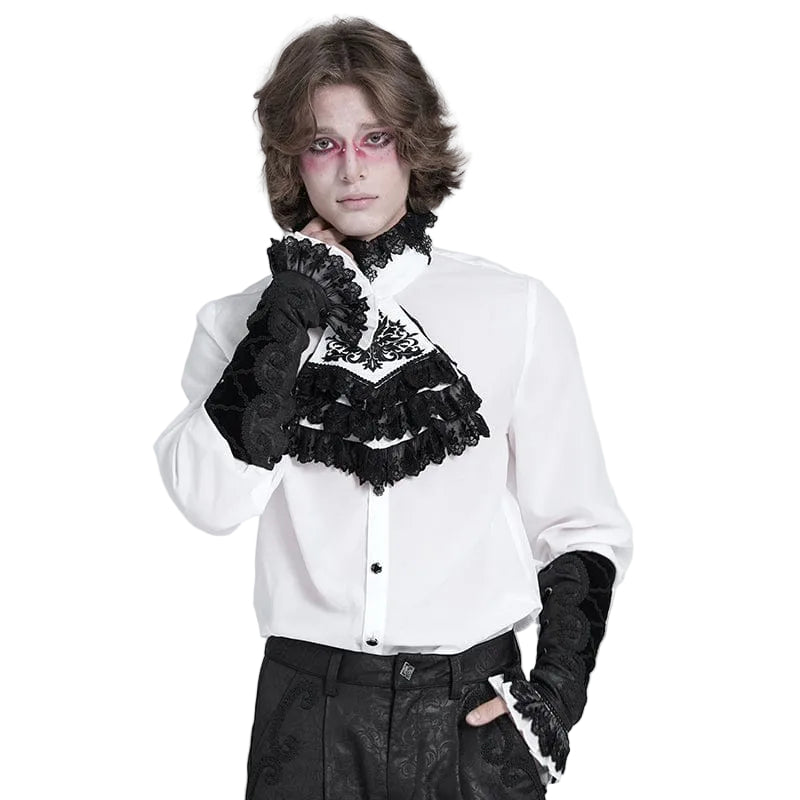 Nocturne Embroidered Velvet Arm Sleeves detail