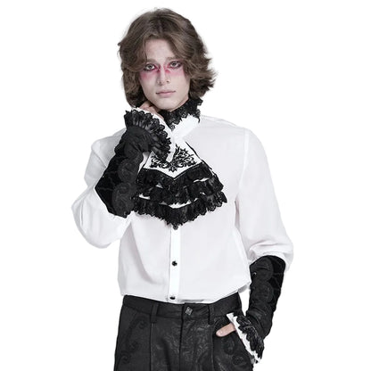 Nocturne Embroidered Velvet Arm Sleeves detail