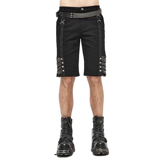 Blackout Grid Rivet Mesh Shorts