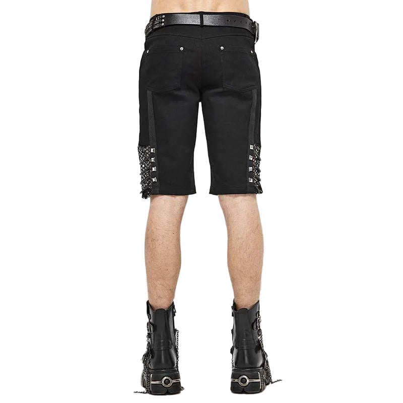 Blackout Grid Rivet Mesh Shorts