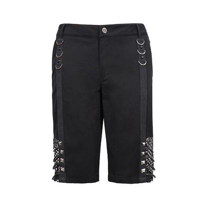 Blackout Grid Rivet Mesh Shorts