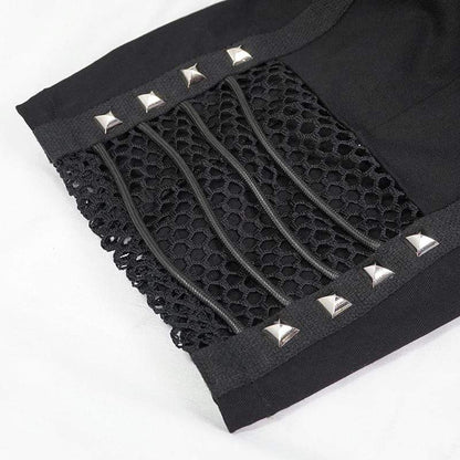 Blackout Grid Rivet Mesh Shorts