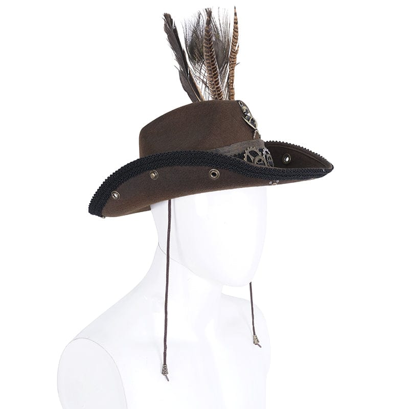 Grave Rider Feather Cowboy Hat