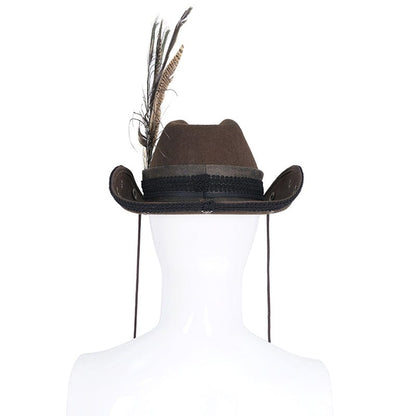Grave Rider Feather Cowboy Hat