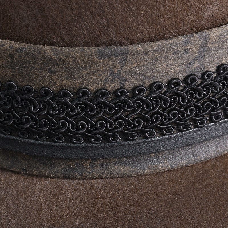 Grave Rider Feather Cowboy Hat