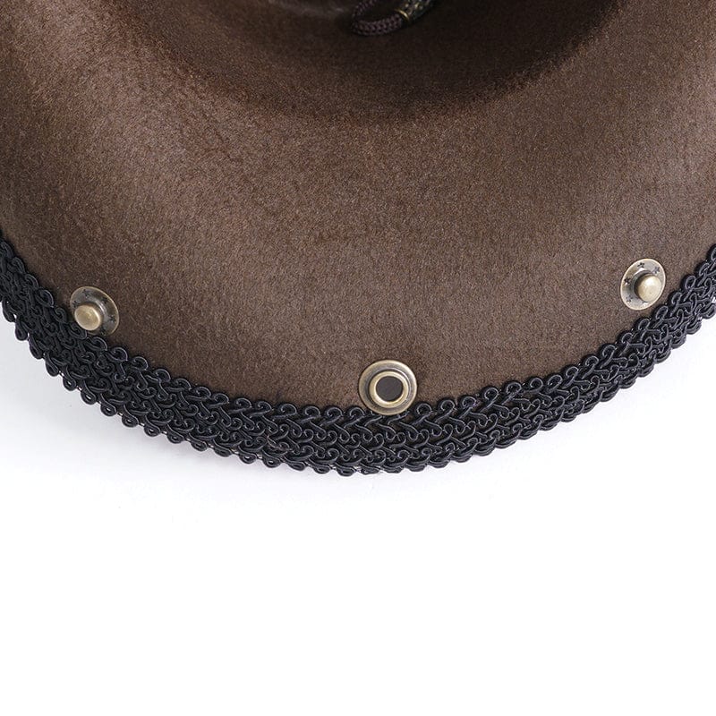 Grave Rider Feather Cowboy Hat