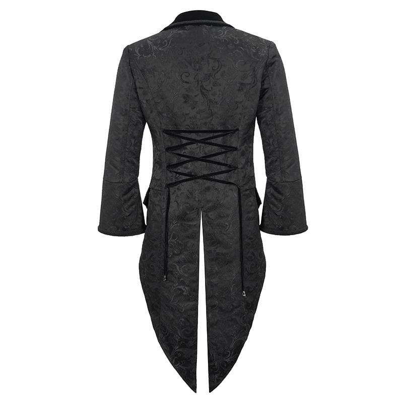 Horned Sovereign Swallowtail Coat detail view