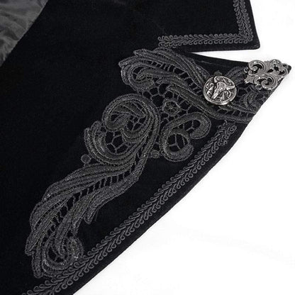 Horned Sovereign Swallowtail Coat detail view