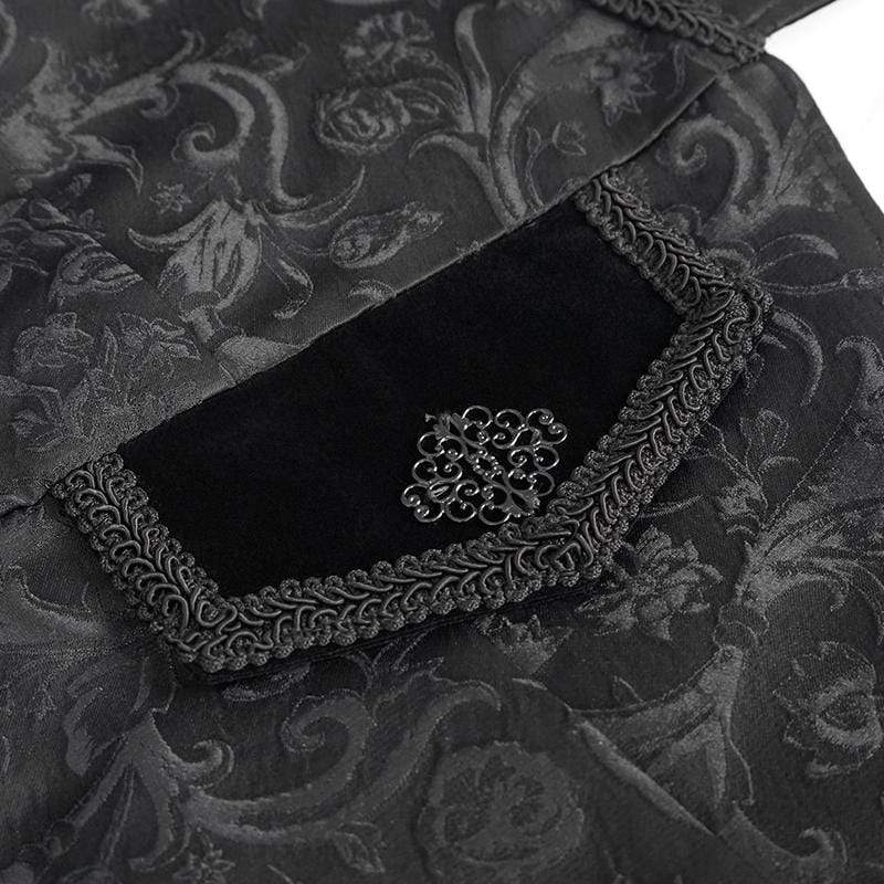 Horned Sovereign Swallowtail Coat detail view