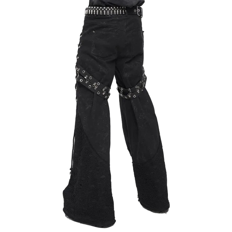 Razor Requiem Lace-Up Baggy Trousers