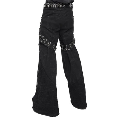 Razor Requiem Lace-Up Baggy Trousers