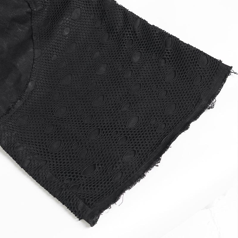Razor Requiem Lace-Up Baggy Trousers