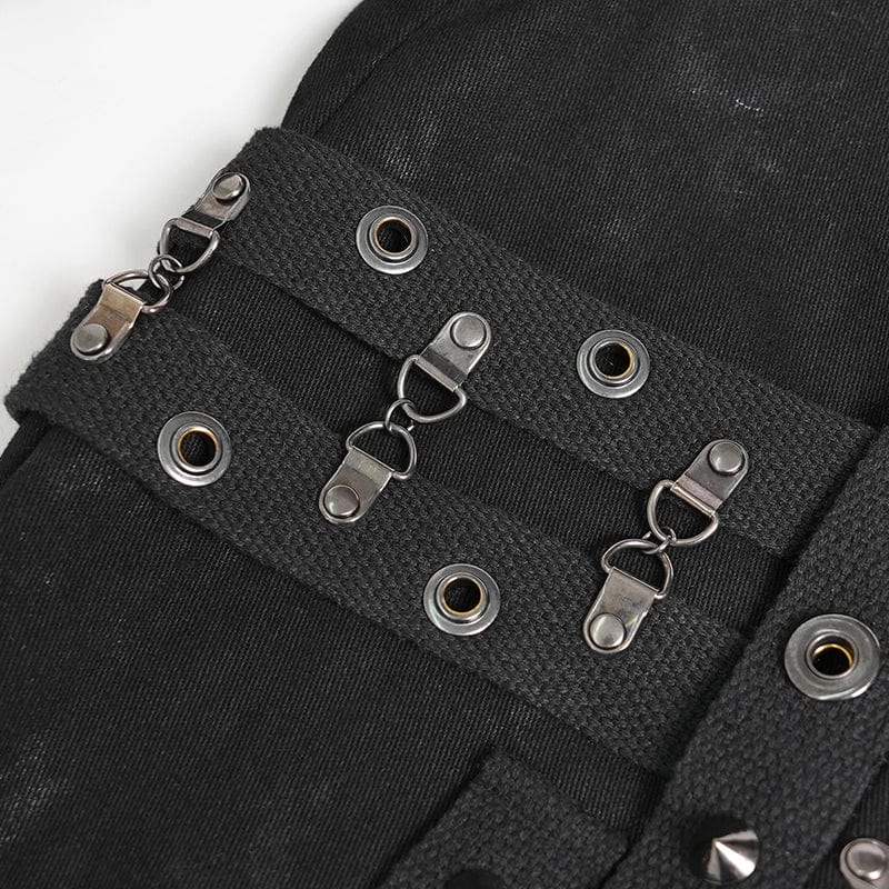 Razor Requiem Lace-Up Baggy Trousers