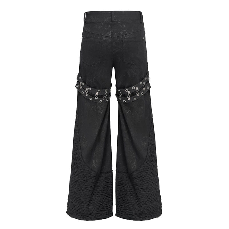 Razor Requiem Lace-Up Baggy Trousers