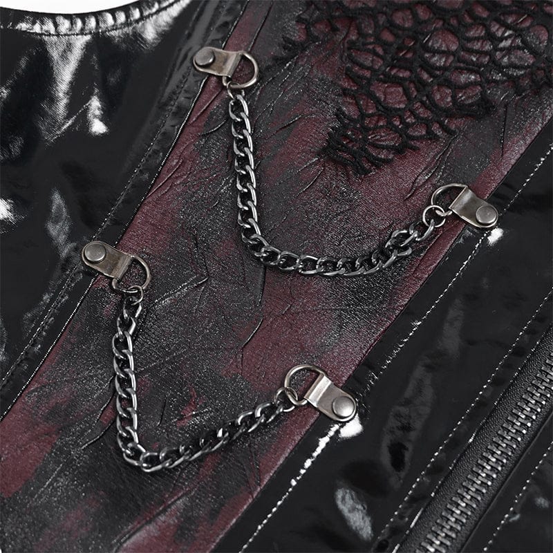 Chain Reactor Mesh Patchwork Vest