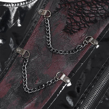 Chain Reactor Mesh Patchwork Vest