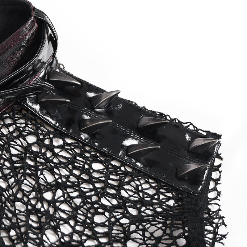 Chain Reactor Mesh Patchwork Vest