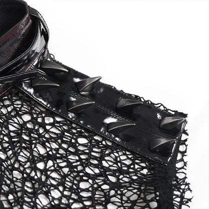 Chain Reactor Mesh Patchwork Vest