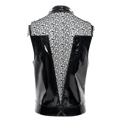 Chain Reactor Mesh Patchwork Vest