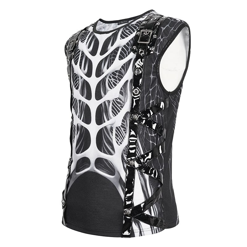 Bonecage Patent Strap Tank